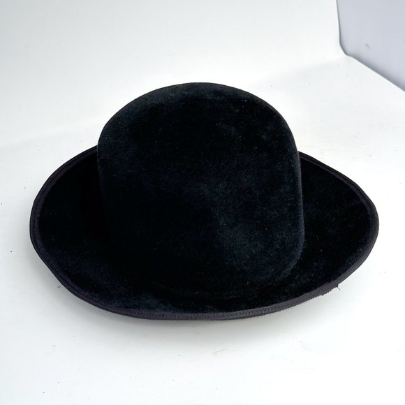 BROOKES BOSWELL HAT Cassie in Black Velour Felt size XS - Picture 5 of 9